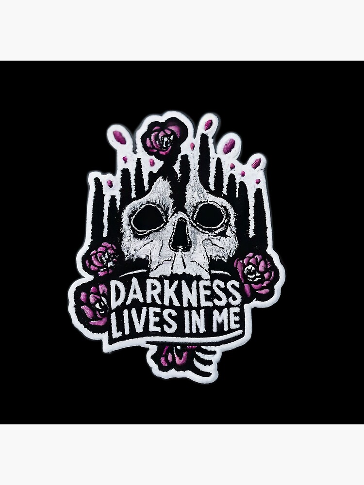 Darkness Lives In Me - Goth Patches - Iron On Patch Style Poster for Sale  by SorryFrog