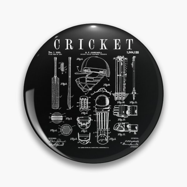 Item preview, Cricket Cricketer Batsman Bowler Vintage Sports Patent Print designed and sold by GrandeDuc.
