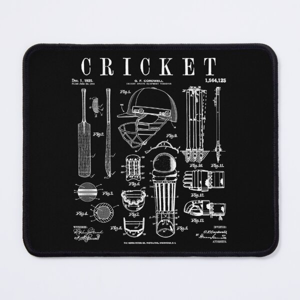 Item preview, Cricket Cricketer Batsman Bowler Vintage Sports Patent Print designed and sold by GrandeDuc.