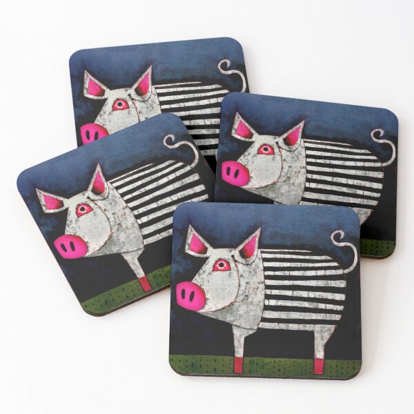 Item preview, "Whimsical Pig # 27" designed and sold by Glen Allison.