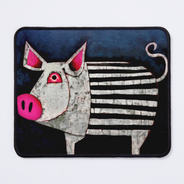 Item preview, "Whimsical Pig # 27" designed and sold by Glen Allison.
