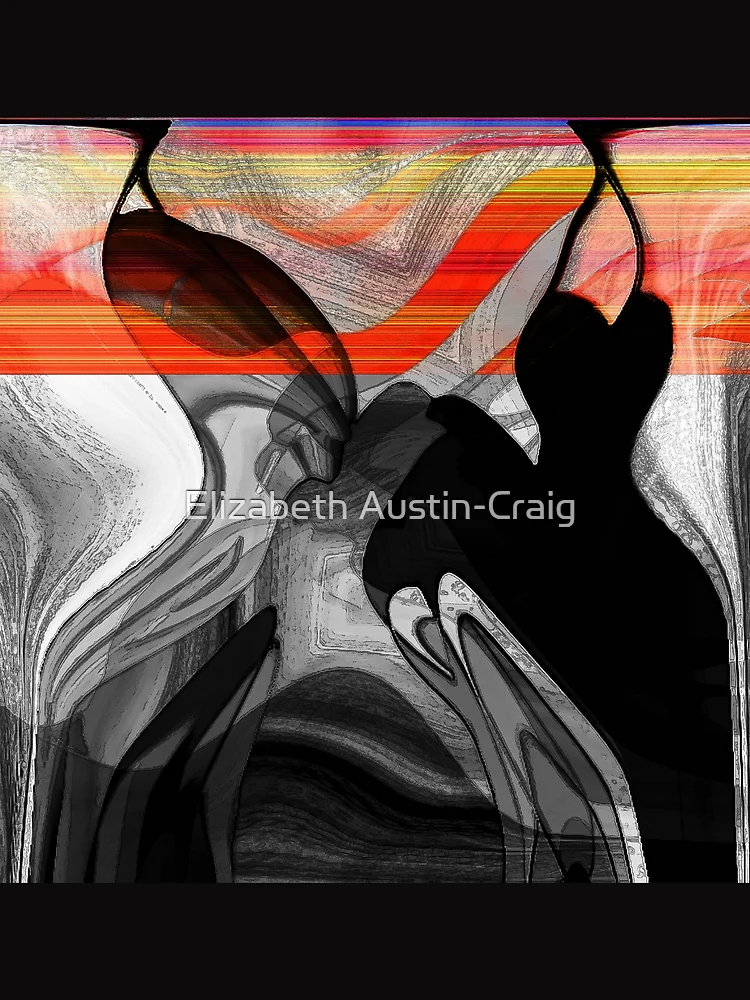 Thumbnail 3 of 3, Scarf, Tango designed and sold by Elizabeth Austin-Craig.
