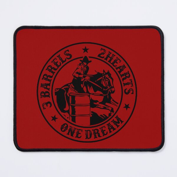 Item preview, Barrel Racing Horse 3 barrels designed and sold by PugD.