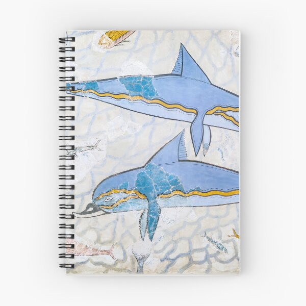 Item preview, Minoan Dolphin Fresco Knossos designed and sold by Weston  Westmoreland.