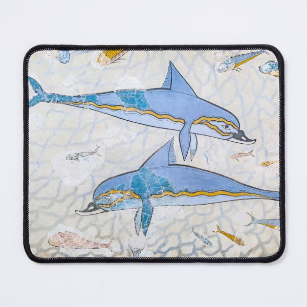Item preview, Minoan Dolphin Fresco Knossos designed and sold by Weston  Westmoreland.