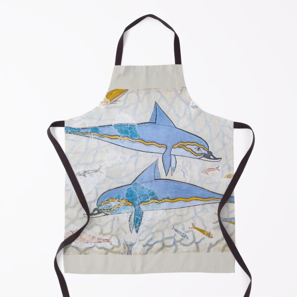 Item preview, Minoan Dolphin Fresco Knossos designed and sold by Weston  Westmoreland.