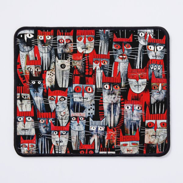 Item preview, "Whimsical Cats # 26" designed and sold by Glen Allison.