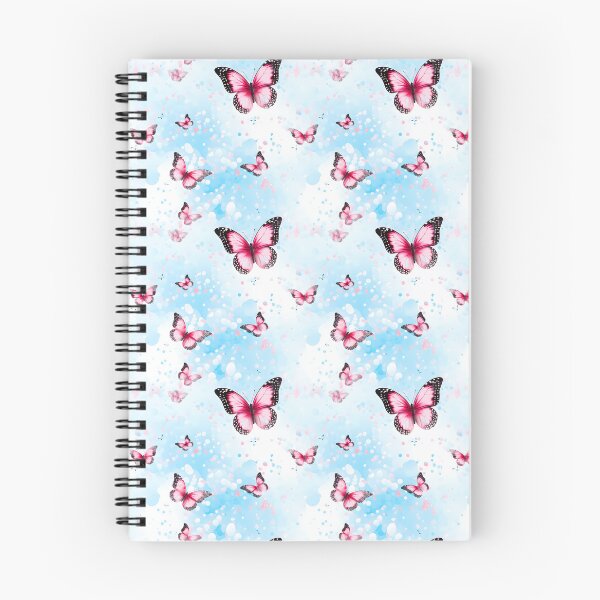 Item preview, Sky Blue and Bubblegum Pink Butterfly Composite Overlay Pattern #2 designed and sold by ARTficiallyAnon.