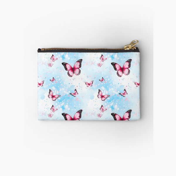 Item preview, Sky Blue and Bubblegum Pink Butterfly Composite Overlay Pattern #2 designed and sold by ARTficiallyAnon.