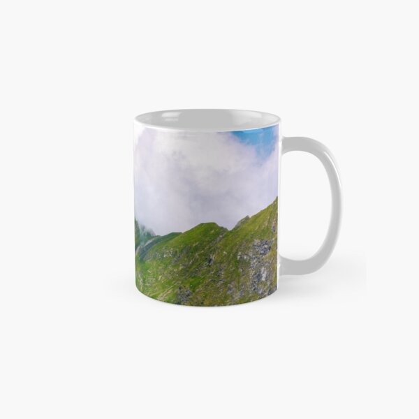 valley of Fagaras mountains in clouds Classic Mug
