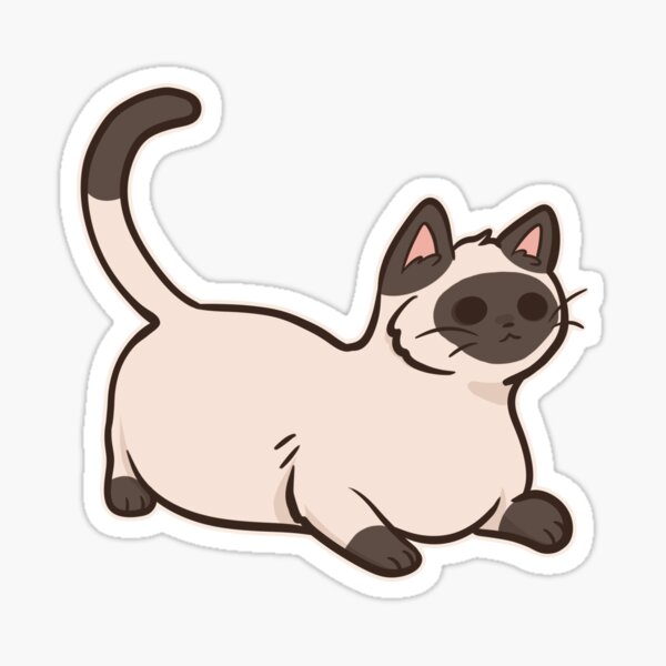 black cat Sticker for Sale by meowimi