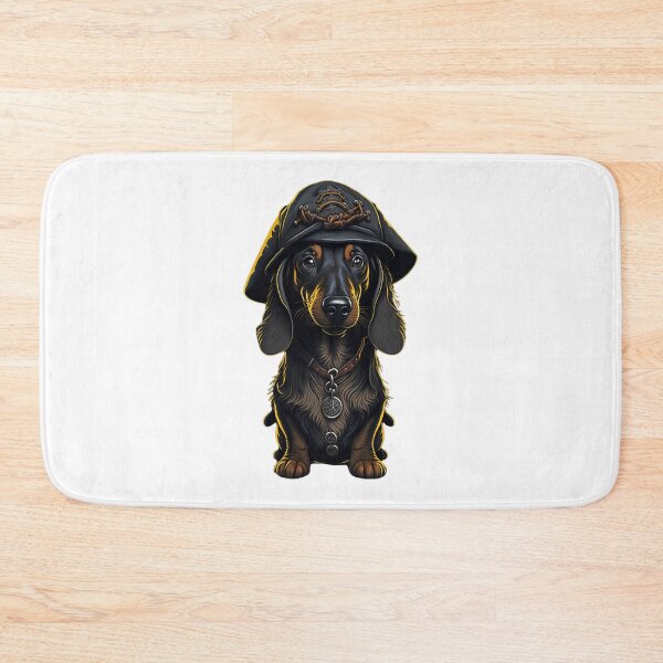 Item preview, Cartoonish Dachshund Pirate designed and sold by likbatonboot.