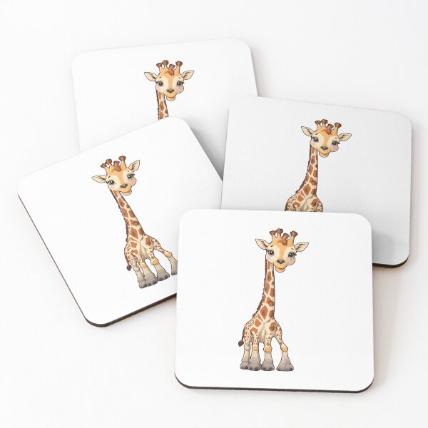 Item preview, Cute Giraffe sticker designed and sold by PenAndPalette.