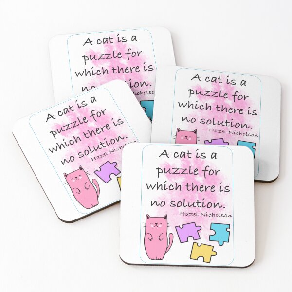 Item preview, Cute Cat Quote designed and sold by MMc Buck.