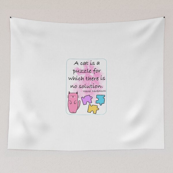 Item preview, Cute Cat Quote designed and sold by MMc Buck.