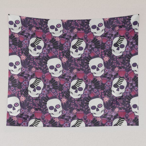 Item preview, Skull whimsigothic designed and sold by Designsbyluzia.