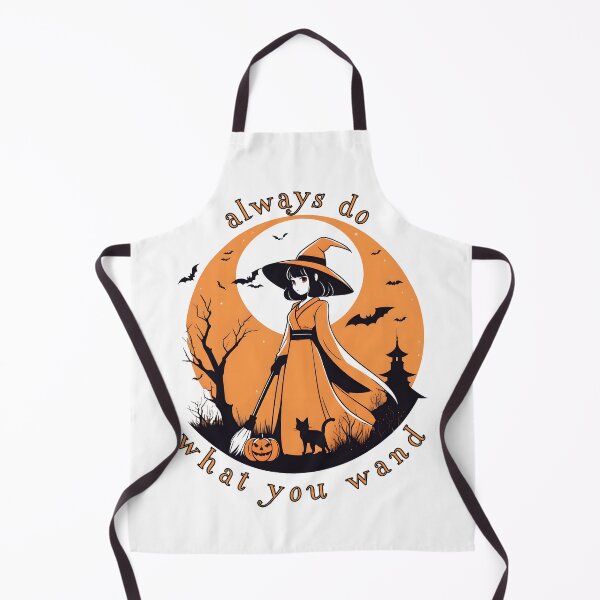 Item preview, Always Do What You Wand - Inspirational Halloween Anime Witch designed and sold by DevemDavam.