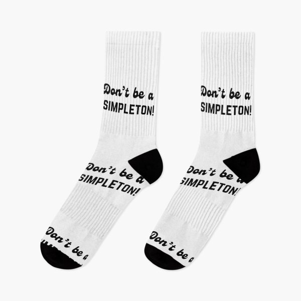 Item preview, Don't be a SIMPLETON! designed and sold by INEEDBABYPOWDER.