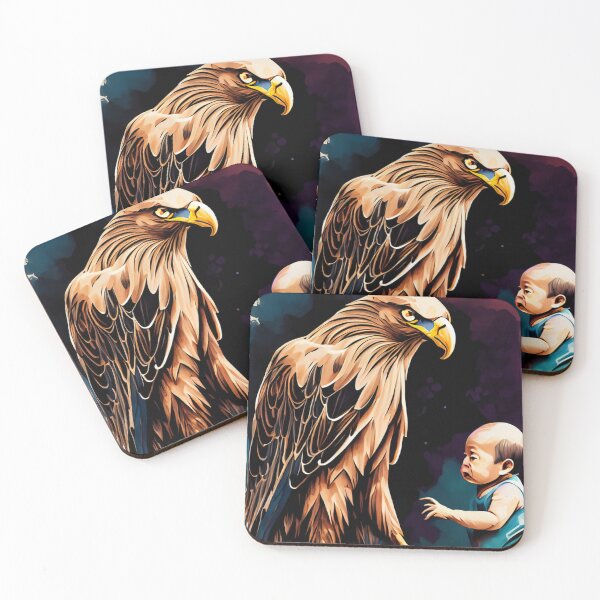 Item preview, Baby and eagle designed and sold by GGardenStudio.