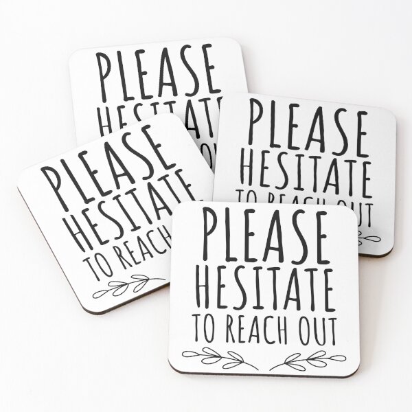 Item preview, Please Hesitate To Reach Out Coffee Mug, Coworker Gift, Office Gift, Coffee Mug, Work Gag Gift, Funny Office Mug designed and sold by Lively Listings.