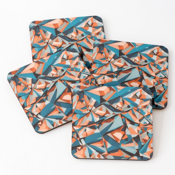 Item preview, abstract color pattern designed and sold by INKNIK.