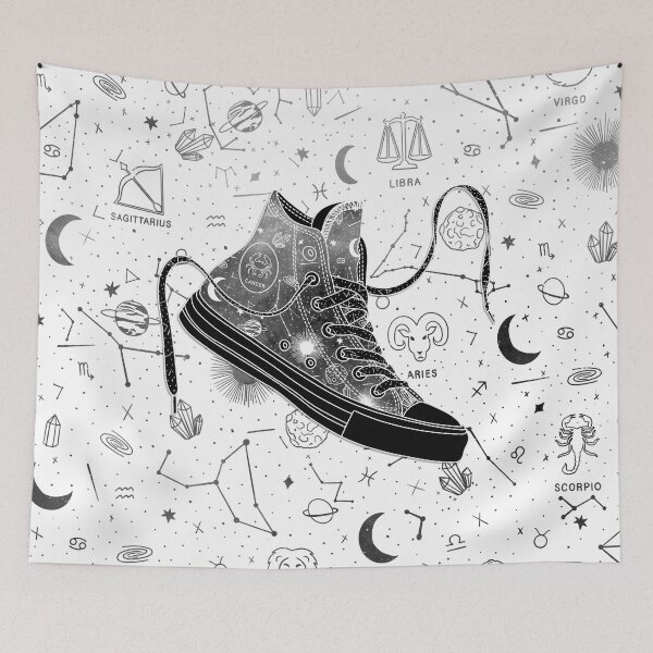 Item preview, Cancer high tops - Space canvas designed and sold by MickeyEdwards.