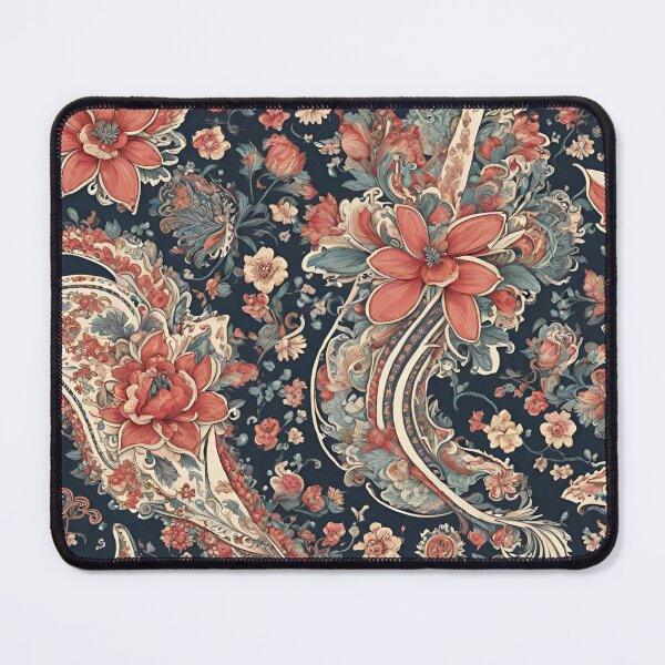 Item preview, Paisley vintage pattern with flowers designed and sold by Boru-Atisuto.