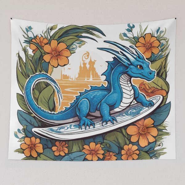 Item preview, surfer dragon 2 designed and sold by MariluValdez.