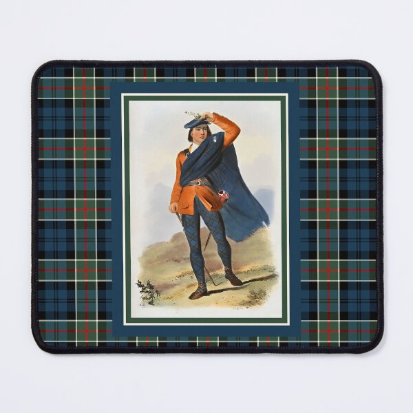 Item preview, Clan Colquhoun Vintage Portrait Tartan Border designed and sold by plaidwerx.