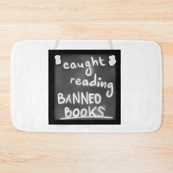 Item preview, Caught reading banned books  designed and sold by Becky-Marie.