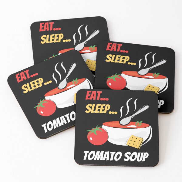 Aperçu de l'œuvre Manger Dormir Soupe de tomates Tomates créée et vendue par MooonTees.