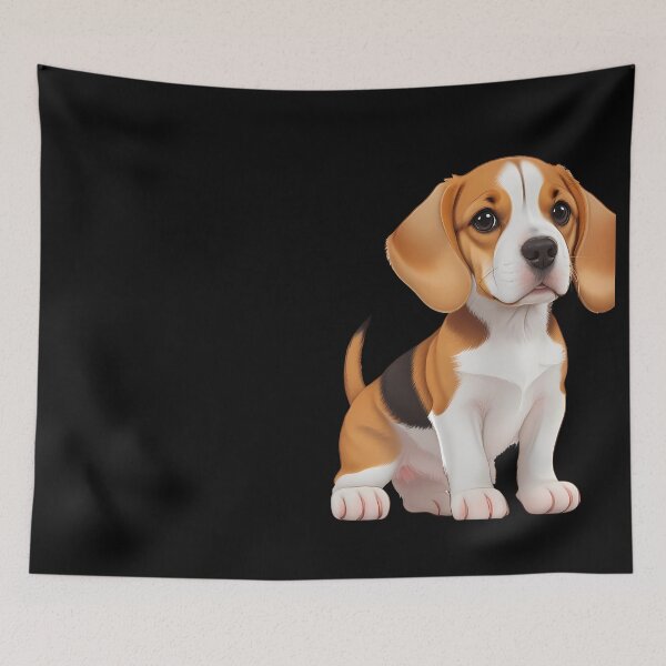 Item preview, Happy Beagle Dog designed and sold by DevushkaStore.