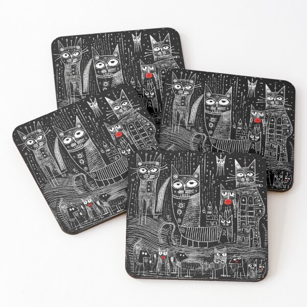 Item preview, "Whimsical Cats # 25" designed and sold by Glen Allison.