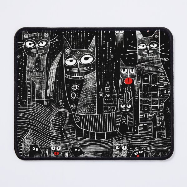 Item preview, "Whimsical Cats # 25" designed and sold by Glen Allison.