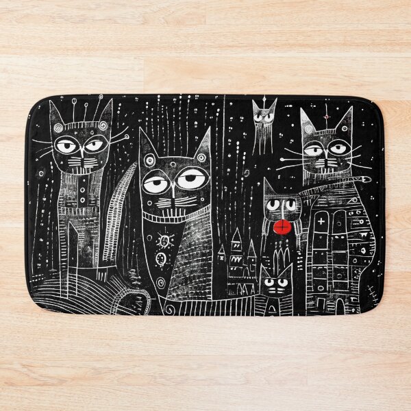Item preview, "Whimsical Cats # 25" designed and sold by Glen Allison.