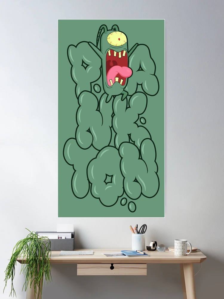 Angry Plankton Graffiti