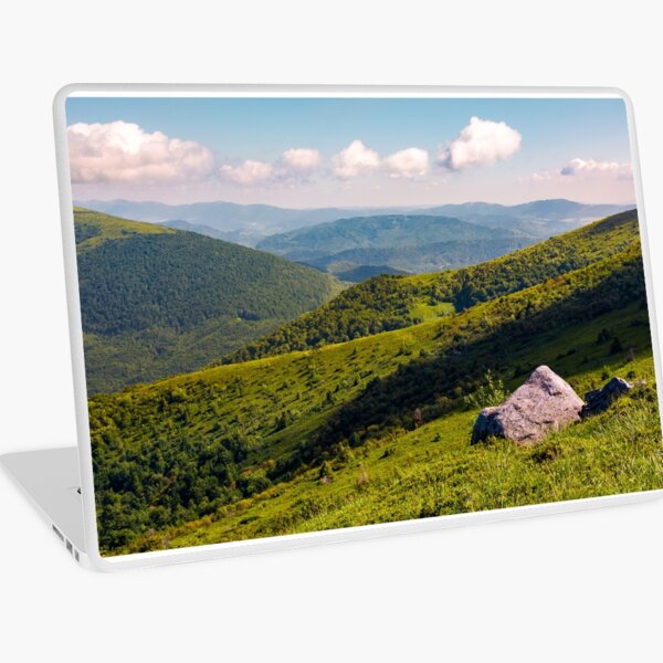 boulders on the hillside in high mountains Laptop Skin