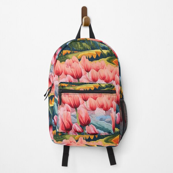Item preview, Embroidered Tulips Field Pattern #1 designed and sold by NatureSight.