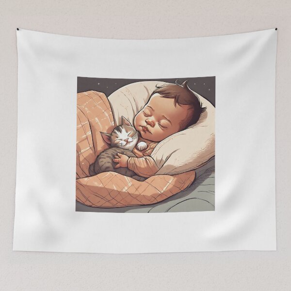 Item preview, Sleepy kitty and baby  designed and sold by cniemiec14.