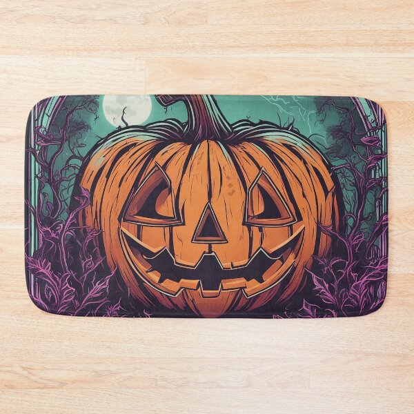 Artikelvorschau, Spooky Halloween Pumpkin Design - Scare Up Some Fun! entworfen und verkauft von The-Library.