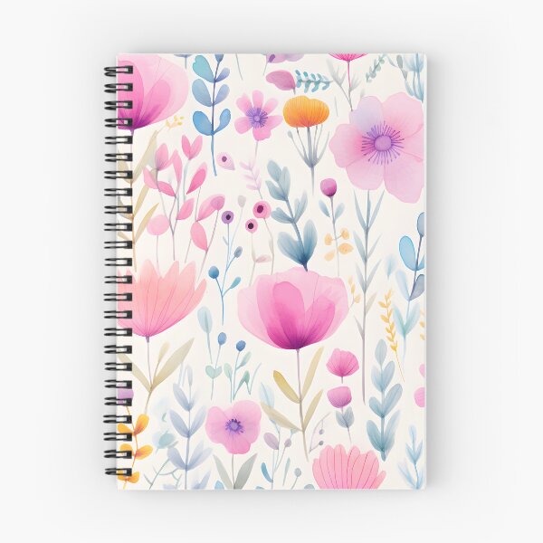 Item preview, Pink, lilac, White, Lavender, watercolour floral pattern designed and sold by SideSignal.