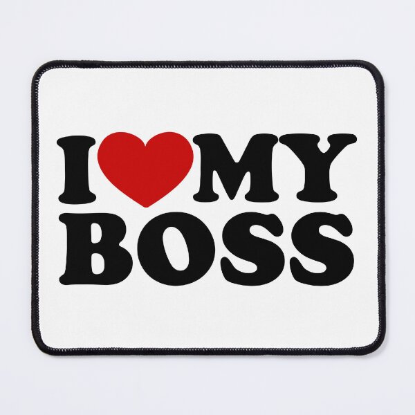 Item preview, Boss Appreciation: I ❤️ My Boss, I love my boss designed and sold by EmeraldeaArt.