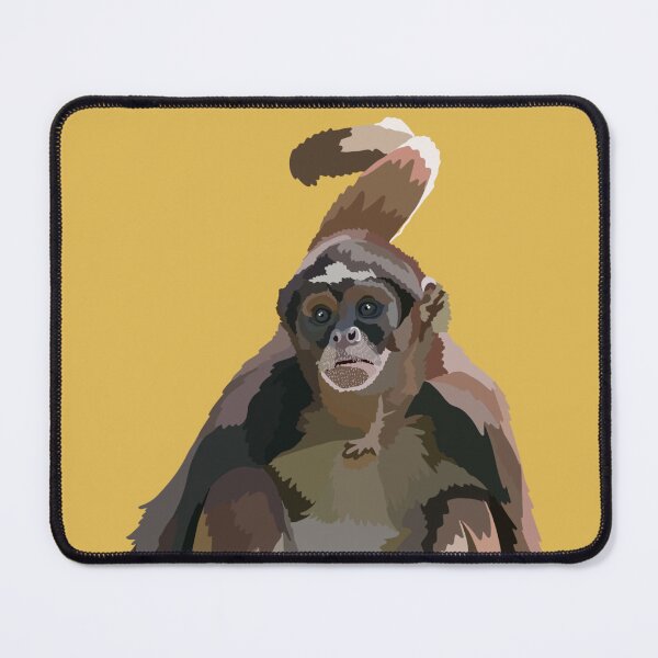 Item preview, B is for Brown Spider Monkey,Brown Spider Monkey Illustration – Primate Art for Wildlife and Nature Lovers designed and sold by PrettylittlepastelUk.