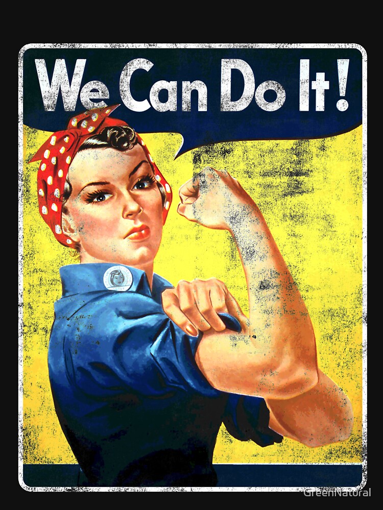 We Can Do It! Rosie The Riveter T-shirt - Women's Feminist by ChillingNation