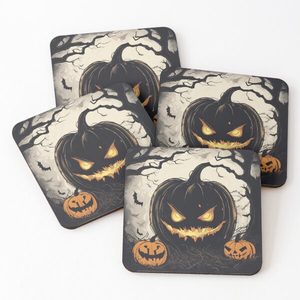 Artikelvorschau, Spooky Halloween Scary Pumpkin Art for Creepy Decor entworfen und verkauft von The-Library.