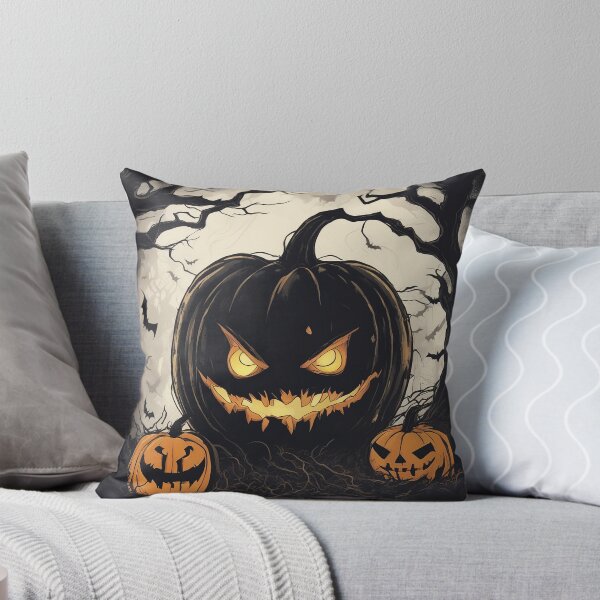 Artikelvorschau, Spooky Halloween Scary Pumpkin Art for Creepy Decor entworfen und verkauft von The-Library.