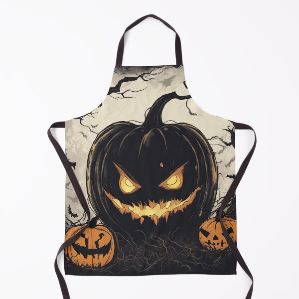 Artikelvorschau, Spooky Halloween Scary Pumpkin Art for Creepy Decor entworfen und verkauft von The-Library.