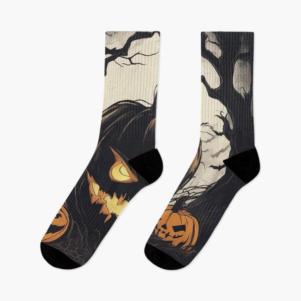 Artikelvorschau, Spooky Halloween Scary Pumpkin Art for Creepy Decor entworfen und verkauft von The-Library.