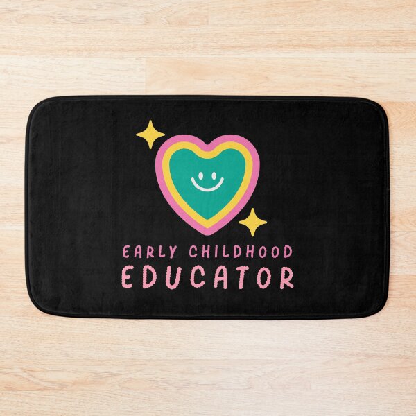 Item preview,  Early Childhood Educator school,teacher,learning ece pink girly heart retro designed and sold by TNwandesignart.