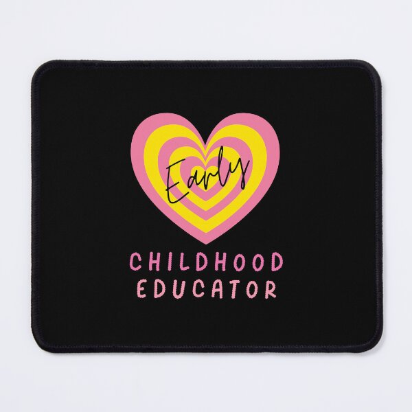 Item preview, Copy of Early Childhood Educator school,teacher,learning ece pink girly heart retro designed and sold by TNwandesignart.